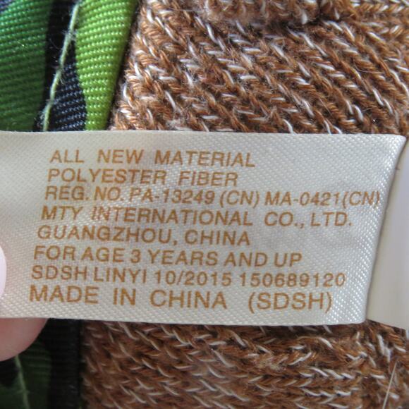 DanDee Sock Monkey Plush Camo Bunny Ears Green and Pink 10" Lot Easter Toys - Picture 10 of 16